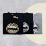 Sequin Mouth SOFT KNIT JUMPER