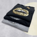 Sequin Mouth SOFT KNIT JUMPER