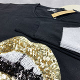 Sequin Mouth SOFT KNIT JUMPER
