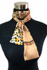 Skinny Leopard and Buckle scarf