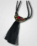Pendant with Gems and Tassel