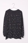 Knitted Jumper Top with Pearl