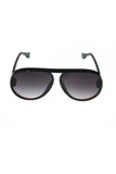 Round Over-sized Plastic Frame Sunglasses