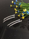 small Diamante hair slide