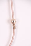 Long lagenlook necklace double threads with Pearl