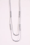 Long Lagen Look Double thread Necklace by Urban Mist