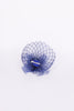 Navy Blue Flower Mesh Fascinator