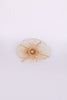 Gold Mesh Flower Fascinator