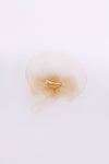 Gold Flower Mesh Fascinator