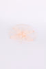 Peach Flower Mesh Fascinator for wedding