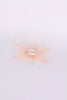 Peach Flower Mesh Fascinator