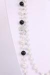 Trendy women's Pearl with Flower and Digit 5