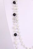 Trendy women's Pearl with Flower and Digit 5