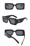 Sexy Retro Inspired Small Square Sunglasses