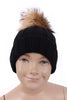 KID Detachable Fur Bobble Pom Pom Hat