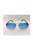 Aviator Sunglasses with Tinted mirrors and solid plastic arms