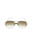 Cat Eye Sunglasses with Curved Arms