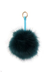 Faux Fur Wallet Plush Coin Bag Zip Handbag Keyring