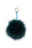 Faux Fur Wallet Plush Coin Bag Zip Handbag Keyring