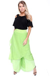 Floaty Layered Chiffon Harem Trousers