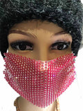 Diamante Crystal Face Covering Mask