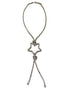 Sparkly Diamonte Star Shape Long Necklace With Tassle