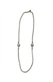 Diamante Ball shape long sparkly necklace