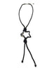 Sparkly Diamonte Star Shape Long Necklace With Tassle