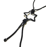 Sparkly Diamonte Star Shape Long Necklace With Tassle