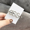 Diamante Rhinestones Words Letters Hair Slides