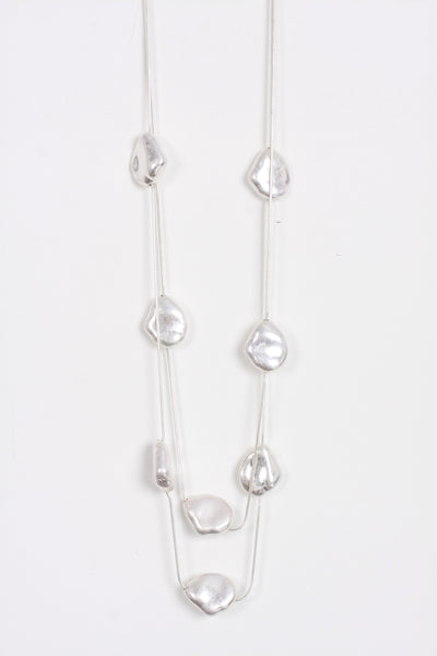 Molten Shape Lagen look Necklace for Women