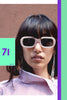 90s Vintage Small Square Sunglasses