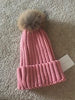 Detachable Fur Bobble Pom Pom Hat