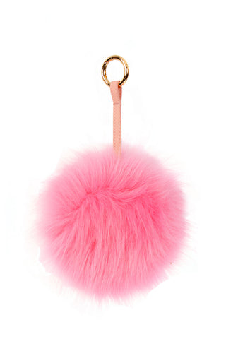 Faux Fur Wallet Plush Coin Bag Zip Handbag Keyring