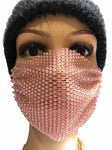 Diamante Crystal Face Covering Mask