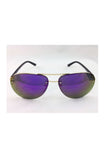 Aviator Sunglasses with Tinted mirrors and solid plastic arms