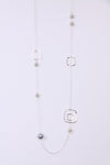 Square and Beads Lagen Look Jewellery Women Necklace