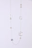 Square and Beads Lagen Look Jewellery Women Necklace