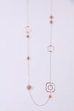 Square and Beads Lagen Look Jewellery Women Necklace