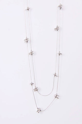 Lagenlook Necklace with Abstract Shape for Women