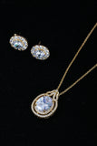 Rose gold Necklace set