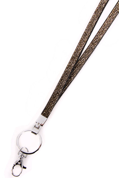 Bling Lanyard Rhinestone Diamante Crystal Neck ID CARD Keychain Holder Strap