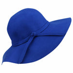 Oversized Bow Felt Fedora Hat