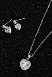 Heart shape necklace set 