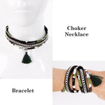 MultiWear Chain Camouflange Magnetic Choker Necklace Bracelet