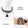 MultiWear Chain Camouflange Magnetic Choker Necklace Bracelet