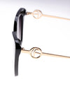 Gold Detail Butterfly Sunglasses