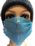 Diamante Crystal Face Covering Mask