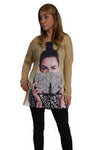 Diamante Long Sleeve Jumper With Face Print