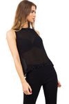 Embellished Beaded Halter Neck Sleeveless Top